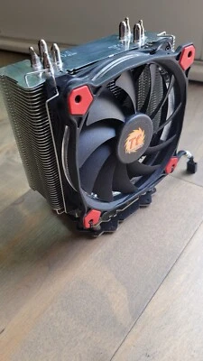 Thermaltake Riing Silent 12 Red, 159mm, 150W TDP, Copper/Aluminum CPU Cooler - Image 1 of 4