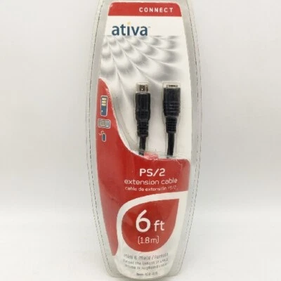 PS/2 Mini Male Female Monitor Extension Cable 6ft  - Image 1 of 4