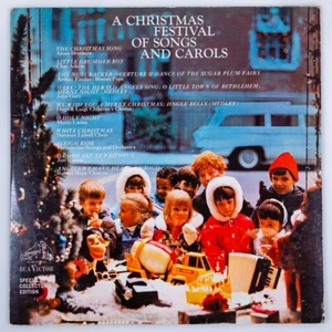 A Christmas Festival Of Songs And Carols Vinyl Record Album - Bild 1 von 4
