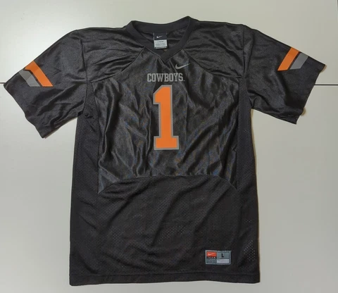 Oklahoma State Cowboys #1 Jersey Mens Size L NCAA College Football Nike OSU Cover