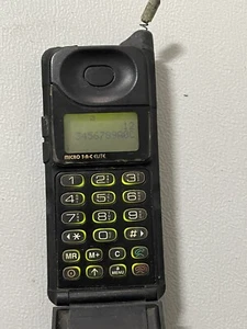 Motorola Micro Tac Elite Etacs Vintage Old Phone Cellular - Picture 1 of 10