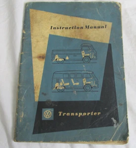 VINTAGE VOLKSWAGEN TRANSPORTER /SPLITSCREEN INSTRUCTION MANUAL - JAN 1961 - Picture 1 of 6