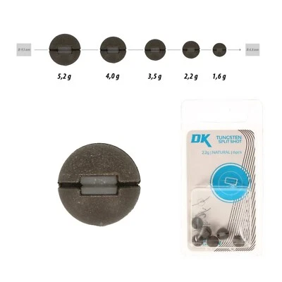 DEKA Tungsten Split Shot RIg Klemmblei Bleifrei Schrot Wolfram Gewicht Finesse - Bild 1 von 4