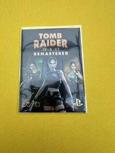 Tomb Raider Remastered 4, 5 And 6PlayStation Trading Card PS Card Collectible - Picture 1 of 2