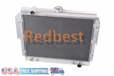18"H For Dodge D/W 100 250 350 Ramcharger 5.2 5.9 V8 1981-1993 Aluminum Radiator - Image 1 of 4