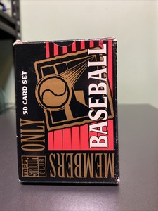 Vintage 1994 Topps Stadium Club Baseball Members Only 50 Card Set