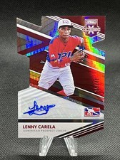 2020 Panini Elite Extra Edition Aspirations Die-Cut /41 Lenny Carela #200