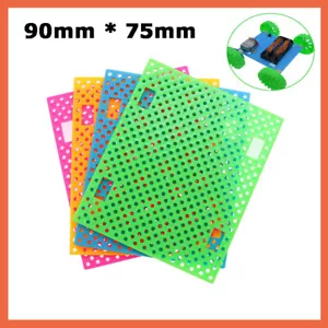 Car Chassis Perforated Plastic Panel Car Frame DIY For Robotic Toy Model Color - Picture 1 of 7