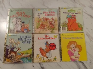 First Little Golden Book - 6 Book Lot: Max Helps Out - 5 Little Bunnies... - Picture 1 of 8
