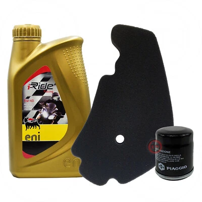 ENI – PIAGGIO KIT TAGLIANDO ENI 5W40 FILTRO ARIA OLIO PIAGGIO BEVERLY IE ABS E4 300 2016-2020