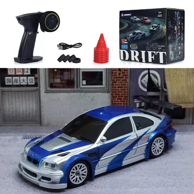 1/43 RC Ready to Run Rennauto Fernbedienung Drift Car 4WD Mini Spielzeug LichtSm - Bild 1 von 4