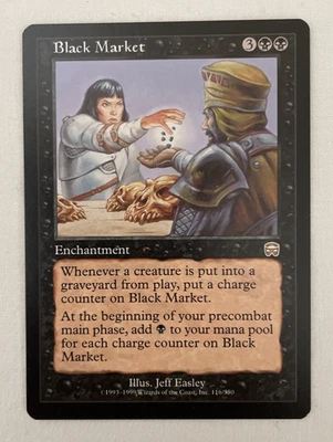1x Black Market Mercadian Masques MTG Magic the Gathering NM - Image 1 of 2