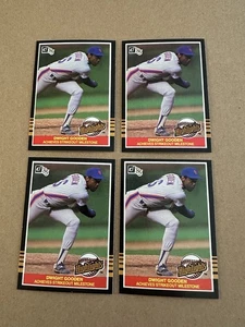 4 1985 Donruss Highlights #33 Dwight Gooden Rookies New York Mets NMT MINT LOT - Picture 1 of 2