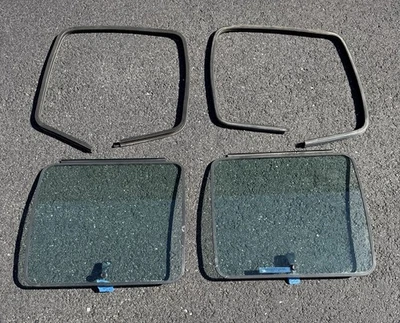 79-03 Dodge Ram Van Rear Side Pop Out Vented Glass Window Kit 1500 2500 3500 - Image 1 of 4