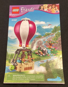 Lego Friends Instruction Manual Set 41097 Heartlake Hot Air Balloon 2015 Retired