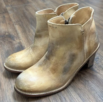 Botas al tobillo Bed Stu Cobbler Series Sonic cuero envejecido marrón tostado para mujer 8 Foto 1 de 4