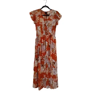 Kate & Lily Maxi Dress Womens Petite Floral Wrap 6P Sleeveless Lightweight - Picture 1 of 10