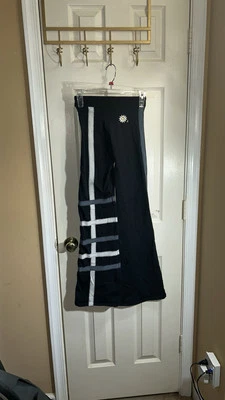 Женские спортивные штаны Margarita Colorblock Supplex для йоги тренировок с цветами - Изображение 1 из 2