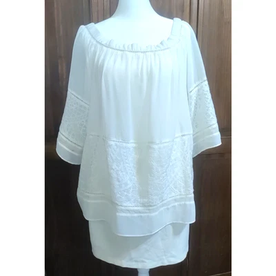 Женское платье-туника Bailey /44? Кружевная вышивка четверть рукав размер средний фея - Изображение 1 из 4