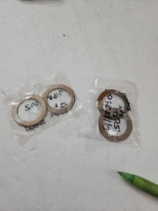 Genuine Suzuki Marine 09168-25002 Washer (2 PAIR FOR $16) NOS OEM SUZ4 - Picture 1 of 2