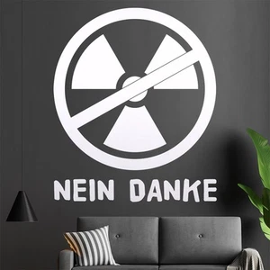 Atomkraft-Nein Danke Wandtattoo Wohnzimmer Wandaufkleber 0826 - Bild 1 von 204