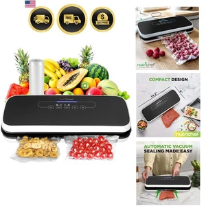 Macchina Sigillatrice Sottovuoto Alimenti Sistema Automatico di Sigillatura Aria per Alimenti Secchi Umidi - Foto 1 di 10