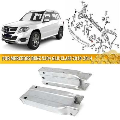 For 2010-2015 Mercedes Benz GLK350 GLK250 SUV Front Bumper Bracket Left+Right Foto 1 de 4