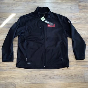 Dri Duck DDX Jacket Mens Med Black Waterproof Motion Full Zip Corp Logo - Picture 1 of 14