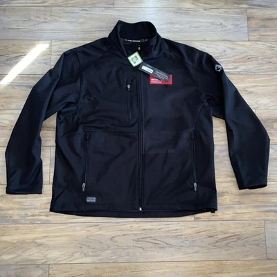 Dri Duck DDX Jacket Mens Med Black Waterproof Motion Full Zip Corp Logo - Image 1 of 4