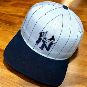 VTG STARTER SnapBack Hat - NEW YORK YANKEES MLB - Plain Logo 1st Gen Error - Picture 1 of 7