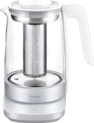 ZWILLING Enfinigy 1,7 l, hervidor de vidrio - plateado Foto 1 de 4