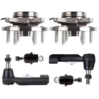 6x Buje de rodamiento de rueda de rótula de extremo de varilla de amarre delantera para Ford Expedition 2007-2012 Foto 1 de 4