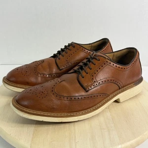 Cole Haan Men's Shoes The Go-to Wing Oxford British Tan Size 9.5M Dress Casual - Picture 1 of 18
