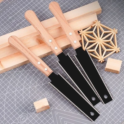 Flexible Japansäge für Holz – Dünnes Sägeblatt mit Zugfunktion & Bushcraft - Bild 1 von 4