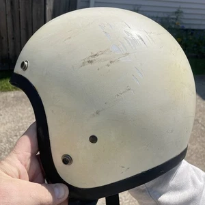 Vintage 1977 Bell R-T Motorcycle Helmet Scooter Racing Dirt bike Bell Snell - Picture 1 of 10