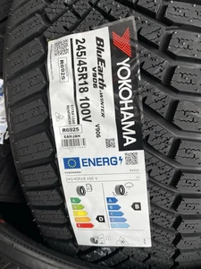 4x neumáticos de invierno NUEVOS 245/45R18 100V XL Yokohama BluEarth V906 NUEVO DOT4724 ALPIN * - Imagen 1 de 3