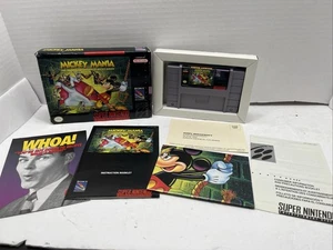 Mickey Mania (Super Nintendo SNES) komplett in OVP mit Reg CIB - Bild 1 von 14