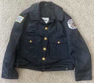 Chicago Police Blauer Tufnyl Nylon Tactical Jacket SZ L RETIRED OBSOLETE RARE! - Picture 1 of 6