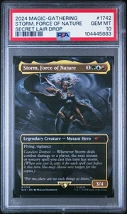 2024 MAGIC: THE GATHERING SECRET LAIR DROP #1742 STORM, FORCE OF NATURE PSA 10 - Picture 1 of 2
