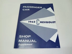 1962 Chevrolet Passenger Car Shop Manual Supplement ST-6 - Picture 1 of 6
