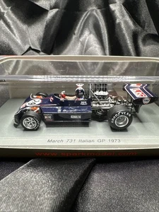 SPARK 1/43 S5368 March 731 #29 Italian GP 1973 Monza David Purley USA Boxed - Picture 1 of 10