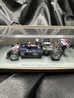 SPARK 1/43 S5368 March 731 #29 Italian GP 1973 Monza David Purley USA Boxed - Image 1 of 4
