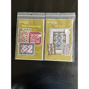 Lot Of 2 Mini Quilt Patterns Mini Wallhangings - Picture 1 of 6