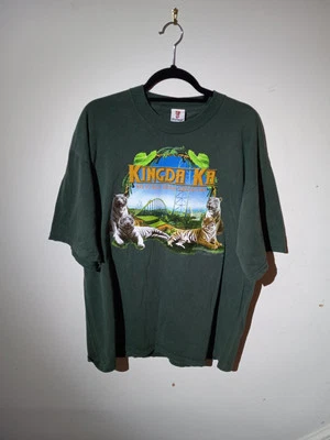 RARE Six Flags Great Adventure KINGDA KA Shirt Siberian Tigers XL - Image 1 of 4