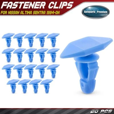 20 peças novos clipes de retenção de náilon 6mm tira meteorológica para Nissan Altima Sentra 1994-On - Imagem 1 de 4