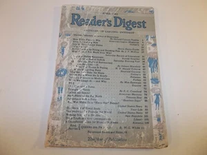 Vintage April 1943 Readers Digest Vol 42 No 252 Hitler Nimitz Antique World War - Picture 1 of 6
