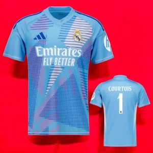 Jersey R. Madrid 24/25 - Blue - Soccer - Goalkeeper # 1 - 3XL (USA-2XL) - Picture 1 of 20