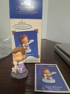 2003 Hallmark Keepsake Collectors Series Mary's Angels Sweet William Ornament - Picture 1 of 6