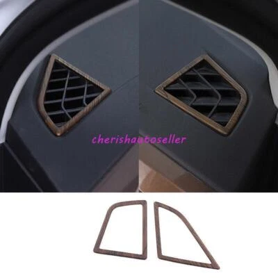 For Volkswagen Taos 2021-2024 Peach Wood Grain Dash L&R AC Air Outlet Vent Frame - Изображение 1 из 4