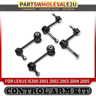 4x Eslabones de barra estabilizadora delantera y trasera para Lexus IS300 01-05 3,0 L Sedán Wagon Foto 1 de 4